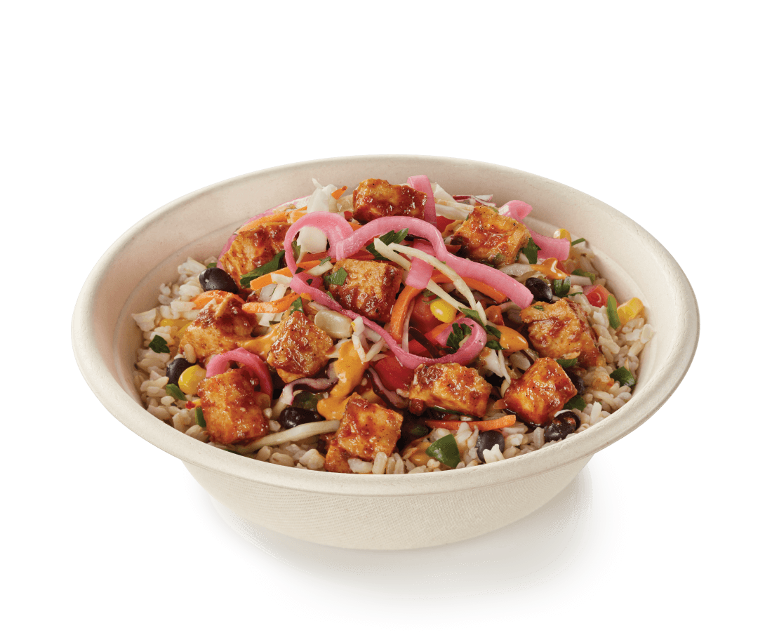 Tofu burrito bowl